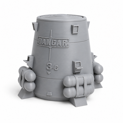 1/144 Scale G3 “DANGAR” Poison Gas Canister – High Detail 3D Printed Anime Prop for Gunpla
